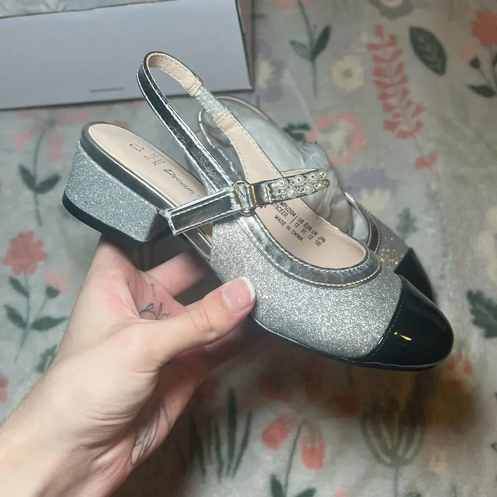 Dream Pairs Toddler Kids Size 13 Shoes - Heels Glitter Glam Princess Pumps Royal